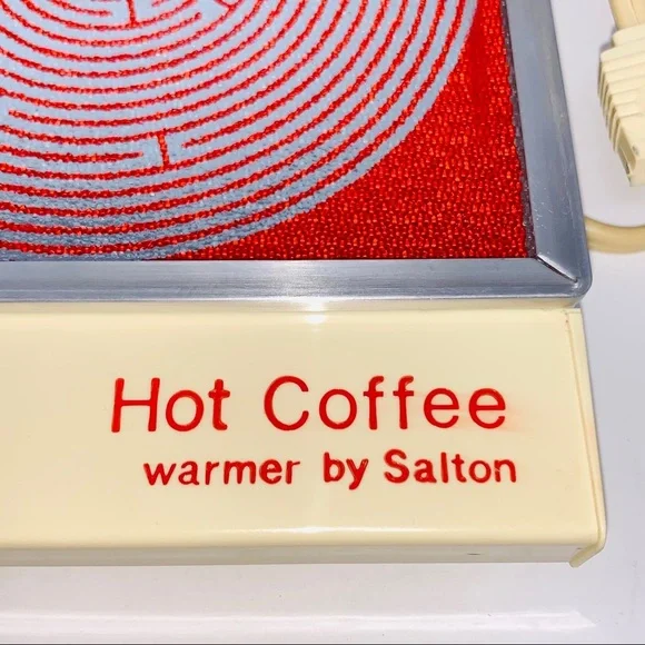 v i n t a g e :: MCM Hot Coffee Warmer Tray Plate - Picture 5 of 11